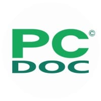 Logo PCDoc — cliente de Lucas Ramon